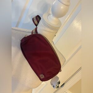 Lululemon Athletica Burgundy Crossbody Bag